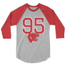 Load image into Gallery viewer, PANTHERS C/O 95 QTR SLEEVE RAGLAN
